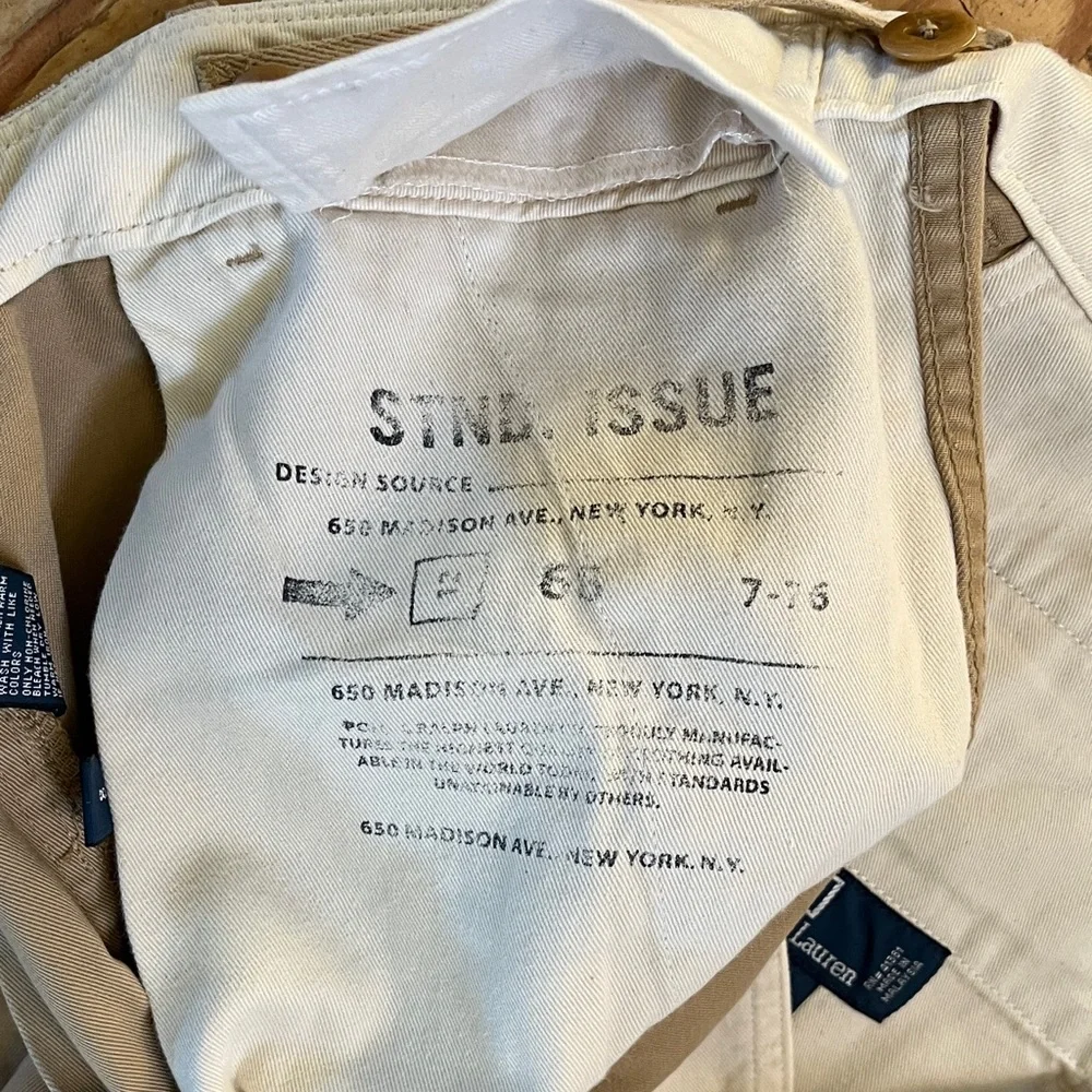 VTG Polo Ralph Lauren Military Chino - Picture 4 of 12